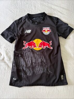 New Balance Women’s Black Red Bull Soccer Bragantino Jersey